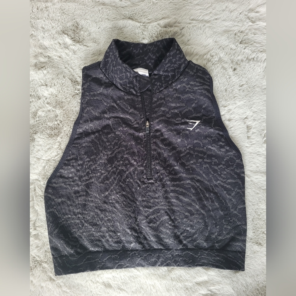 Gymshark Black Animal Seamless Set, Size L - Picture 3 of 4